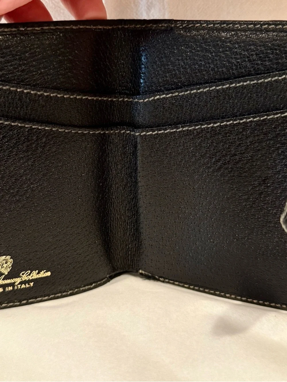 Vintage Gucci Black GG Canvas Wallet Sherry Line Accent - Picture 8 of 8